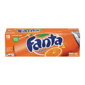 Fanta Orange Soda Cans USA 355ml 12 Packs