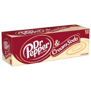 Dr Pepper Cream Soda 12oz (355ml) 12 Pack