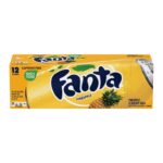 Fanta Pineapple Soda Cans 12oz (355ml) 12 Pack