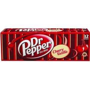 Dr Pepper Cherry Vanilla Soda Cans 12oz (355ml) 12 Pack